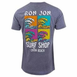 Ron Jon Square Wave Tee -OOfos Sale d800x800 17040217106D blue heather ron jon square wave tee back
