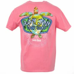 Ron Jon Sea Turtle Tee -OOfos Sale d800x800 17040315115 cranberry ron jon sea turtle tee back