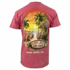 Ron Jon The Good Life Tee -OOfos Sale d800x800 17060198051D maroon ron jon the good life tee back