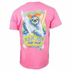 Ron Jon Sloth Tee -OOfos Sale d800x800 17060423042 fuchsia ron jon sloth tee cocoa beach back