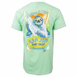 Ron Jon Sloth Tee -OOfos Sale d800x800 17060423070 mint ron jon sloth tee cocoa beach back