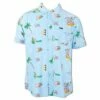 RVCA Ron Jon Luke P Short Sleeve Shirt -OOfos Sale d800x800 20014586100D multi rvca ron jon luke p short sleeve shirt front