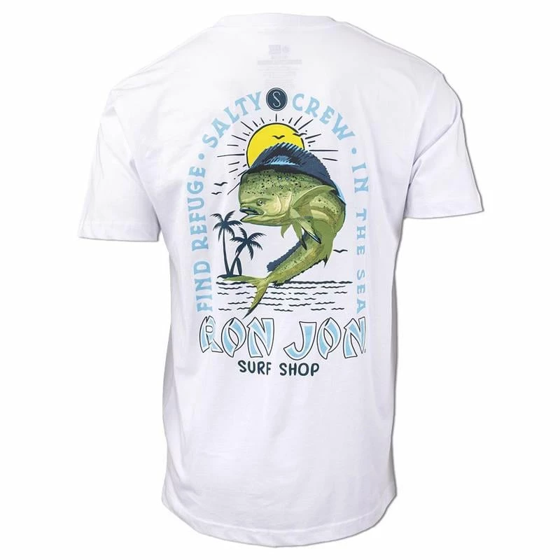 Salty Crew Ron Jon White Mahi Mayhem Tee 5 Salty Crew Ron Jon White Mahi Mayhem Tee - Image 3