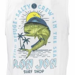 Salty Crew Ron Jon White Mahi Mayhem Tank 8 Salty Crew Ron Jon White Mahi Mayhem Tank -OOfos Sale d800x800 20140710001 salty crew ron jon white mahi mayhem tank back graphic