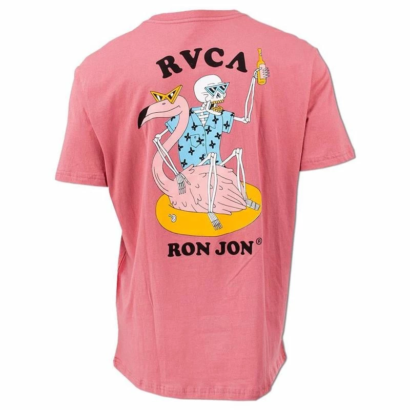 RVCA Ron Jon Luke P Flamingo Tee 4 RVCA Ron Jon Luke P Flamingo Tee - Image 2