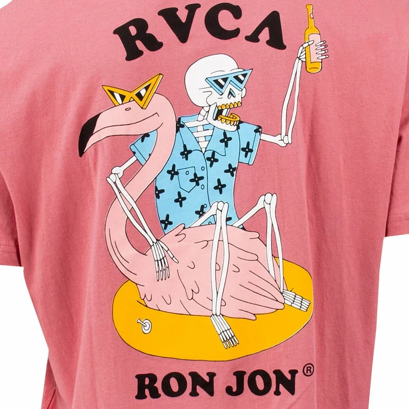 RVCA Ron Jon Luke P Flamingo Tee 6 RVCA Ron Jon Luke P Flamingo Tee - Image 4
