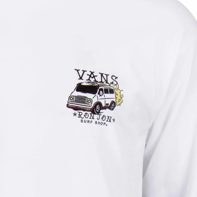 Vans Ron Jon White Beach Advisory Long-Sleeve Tee 5 Vans Ron Jon White Beach Advisory Long-Sleeve Tee - Image 3