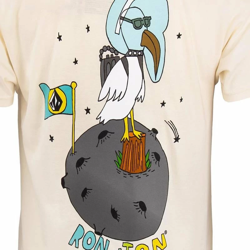 Volcom Ron Jon Creepy Moongull Cream Tee 5 Volcom Ron Jon Creepy Moongull Cream Tee - Image 3