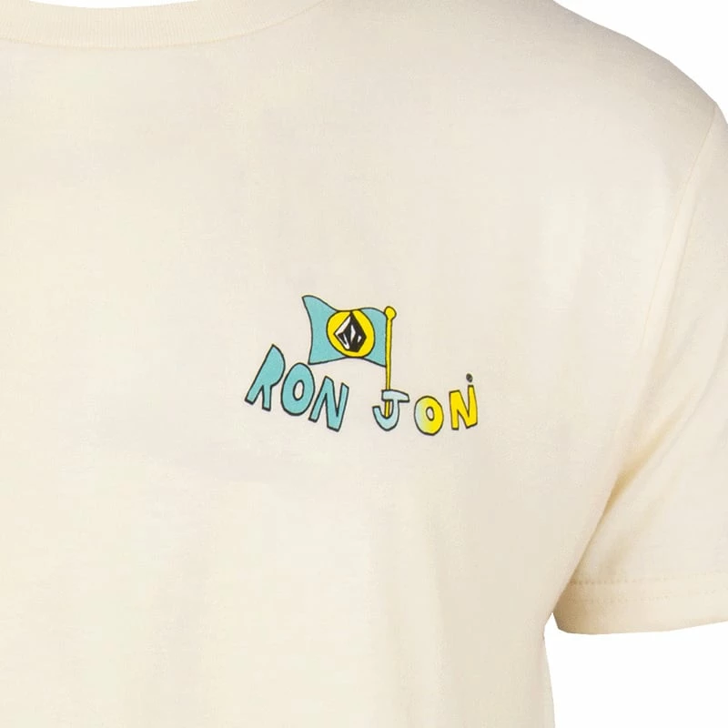 Volcom Ron Jon Creepy Moongull Cream Tee 6 Volcom Ron Jon Creepy Moongull Cream Tee - Image 4