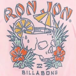 Billabong Ron Jon Cocktail Pink Tee -OOfos Sale d800x800 20140729040 pink billabong ron jon cocktail pink tee graphic