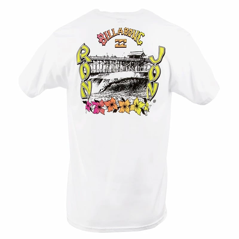 Billabong Ron Jon White Pier 2 Tee 4 Billabong Ron Jon White Pier 2 Tee - Image 2