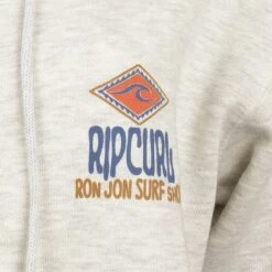 Rip Curl Ron Jon Juniors Shredder Zip Hoodie -OOfos Sale d800x800 30090154605 light grey rip curl ron jon juniors shredder zip hoodie front graphic