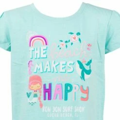 Earth Nymph Ron Jon Kids Happy Beach Top -OOfos Sale d800x800 40060229082 aqua earth nymph ron jon girls happy beach tee close up