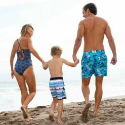 Earth Nymph Kids Here Comes Trouble Boardshort Age 2-8 -OOfos Sale d800x800 40150003080 blue earth nymph boys here comes trouble boardshort lifestyle 2