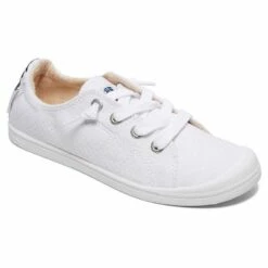 Roxy Womens Bayshore III Shoes -OOfos Sale d800x800 50022344001 roxy white bayshore III womens shoes angled front