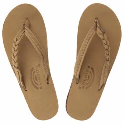 Rainbow Womens Sierra Brown Sandal -OOfos Sale d800x800 50033426005 brown rainbow womens sierra brown flirty braidy top