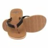 Reef Womens Cushion Sands Black And Tan Sandal -OOfos Sale d800x800 50034257095D black reef cushion sands sandal front