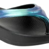 Oofos Womens Oolala Luxe Black Atlantis Sandals 1 Oofos Womens Oolala Luxe Black Atlantis Sandals -OOfos Sale d800x800 50034334019 oofos womens oolala luxe black atlantis sandals angled