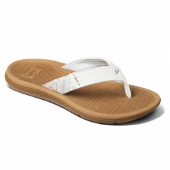 Reef Womens Santa Ana Cloud Sandal 9 Reef Womens Santa Ana Cloud Sandal -OOfos Sale d800x800 50034801001 white reef womens white santa ana sandal angled