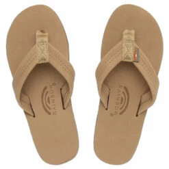 Rainbow Mens Sierra Single Layer Sandal -OOfos Sale d800x800 50121380003 tan rainbow mens sierra single layer sandal top