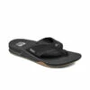 Reef Mens Black/Silver Fanning Sandal 2 Reef Mens Black/Silver Fanning Sandal -OOfos Sale d800x800 50122410095 reef fanning black silver mens sandal angled front