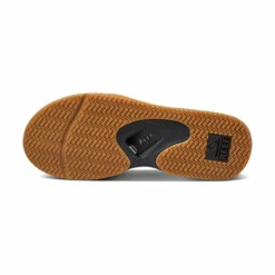 Reef Mens Black/Silver Fanning Sandal 10 Reef Mens Black/Silver Fanning Sandal -OOfos Sale d800x800 50122410095 reef fanning black silver mens sandal church key