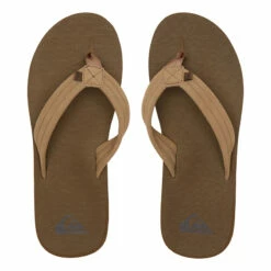 Quiksilver Carver Suede Core Sandal -OOfos Sale d800x800 50123763003 quiksilver mens tan carver suede core sandal upper